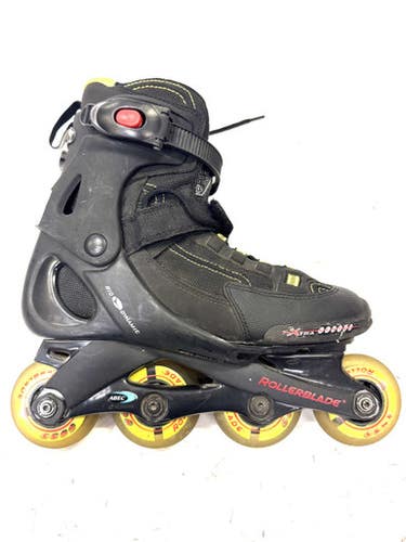 Used Rollerblade PRO03 Senior Rec Fitness Skates Black Senior 10 11860-S000298149