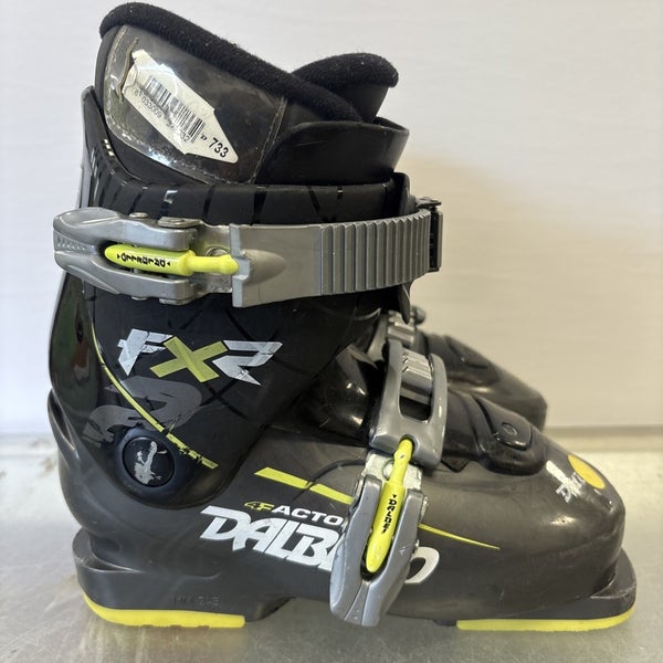 Mondo Size 21.5 US Kids Size 3 DALBELLO FXR 4 FACTOR SKI BOOTS   EXCELLENT COND