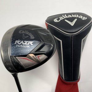 Callaway Razr Hawk Draw Driver 10.5* Aldila RIP 60g Regular Graphite Mens LH HC