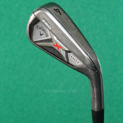 Callaway X-Hot Pro Single 4 Iron Project X 95 Flighted Rifle 6.0 Steel Stiff