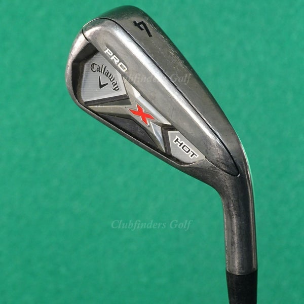 Callaway X-Hot Pro Single 4 Iron Project X 95 Flighted Rifle 6.0 Steel Stiff