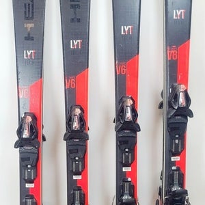 Used $600 Men's Head V-Shape V6 Skis & Head PR11 GW Bindings 156 163 170 177cm