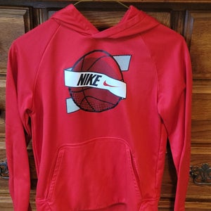 Red Kids Unisex Large Nike Sweatshirt (Used)