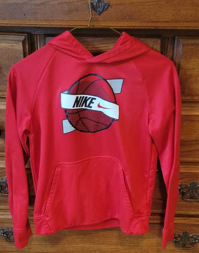 Red Kids Unisex Large Nike Sweatshirt (Used)