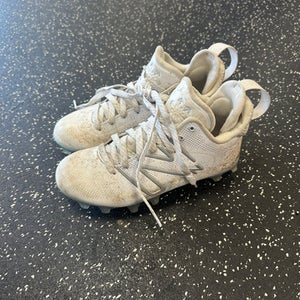 Used New Balance FREEZE LAX Cleats Boys White Junior 04.5 11849-S000031931