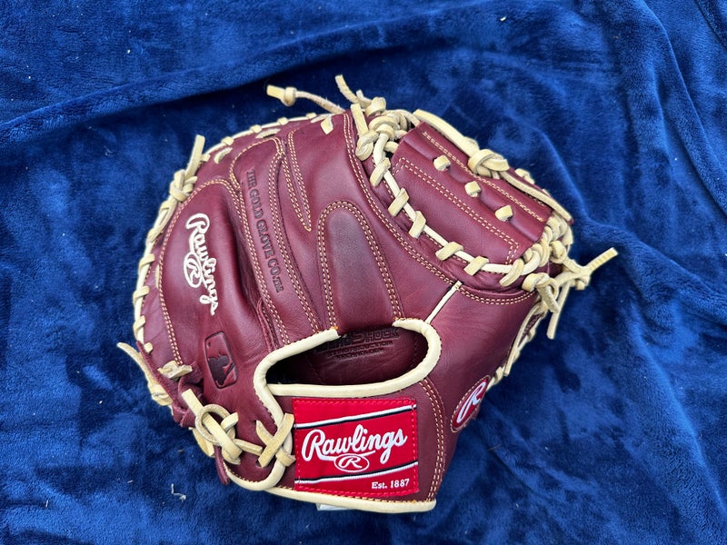 Red Rawlings Sandlot Series RH Catcher's Baseball Glove 33" (Used)