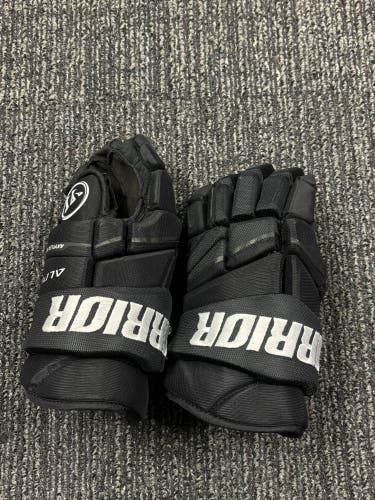 Warrior Alpha Pro Gloves 15" Black (Like New)