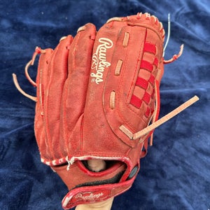Red Rawlings Highlight Series RH Pitcher's Baseball Glove 12" (Used)