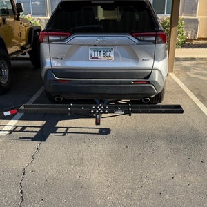 Black Widow Steel E bike, and fat tire bike carrier