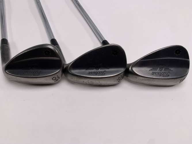 Titleist Vokey SM7 Jet Black Wedge Set 52* 8 | 56* 8 | 60* 4 Wedge Steel Mens RH