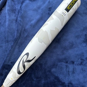 2025 Rawlings Icon Composite Bat USSSA Certified (-8) Composite 23 oz 31" (Used)
