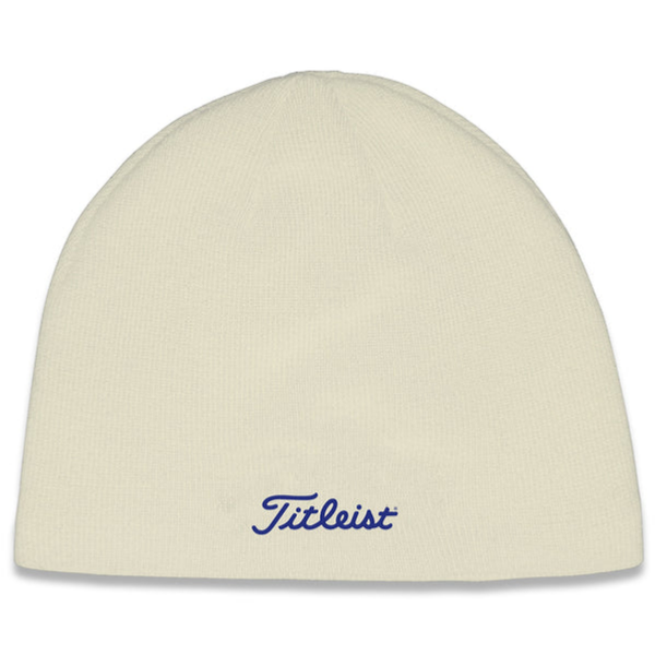 NEW Titleist Nantucket Bone/Navy Winter Golf Beanie