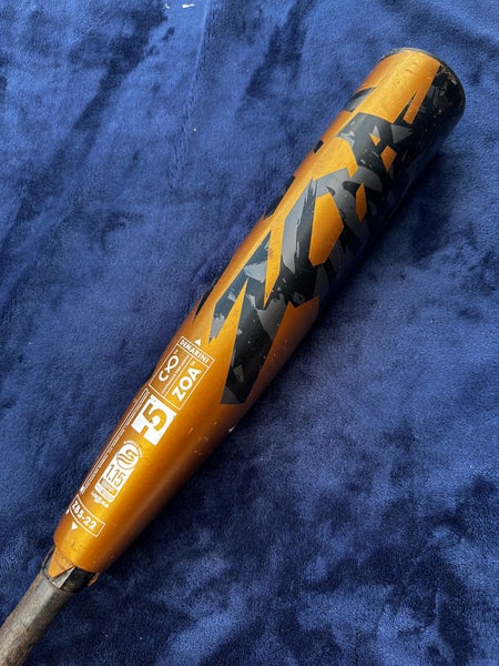 2022 DeMarini Zoa Composite Bat USSSA Certified (-5) Composite 24 oz 29" (Used)