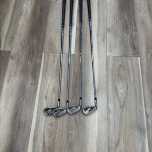 Men's TaylorMade SIM2 MAX Left Hand Iron Set Regular Flex (4 Clubs) #7 - #9, PW Steel Shaft (Used)