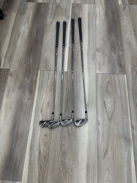 Men's TaylorMade SIM2 MAX Left Hand Iron Set Regular Flex (4 Clubs) #7 - #9, PW Steel Shaft (Used)