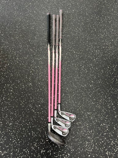 Used Maxfli REV 2 Jr Package Set RH Pink 4 Piece 11849-S000030359