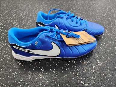 Used Nike LEGEND ACADEMY TF Soccer Turf Shoes Royal Blue Youth 07.5 11849-S000031601