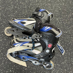 Used Schwinn INLINE SKATES Junior Roller Quad Skates Grey Adjustable 11849-S000031737