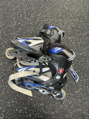 Used Schwinn INLINE SKATES Junior Roller Quad Skates Grey Adjustable 11849-S000031737