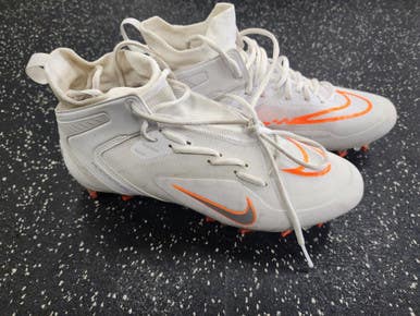 Used Nike LAX Cleats Mens White Senior 11.5 11849-S000031805