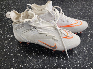 Used Nike LAX Cleats Mens White Senior 11.5 11849-S000031805