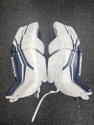 Used Vaughn VELOCITY V10 Goalie Leg Pads Inter White 31+2 11849-S000031790