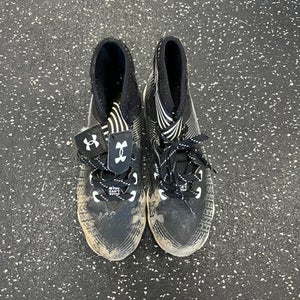 Used Under Armour BASEBALL CLEATS YOUTH BB/SB Cleats Black Junior 03.5 11849-S000031834