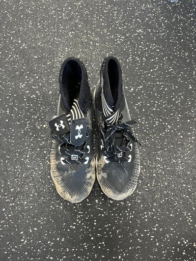 Used Under Armour BASEBALL CLEATS YOUTH BB/SB Cleats Black Junior 03.5 11849-S000031834