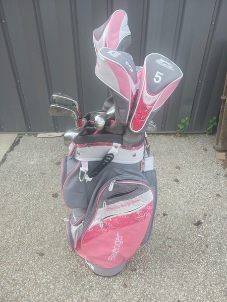 Slazenger Philosophy 12 Piece Ladies Graphite Complete Golf Set Bag Left Handed