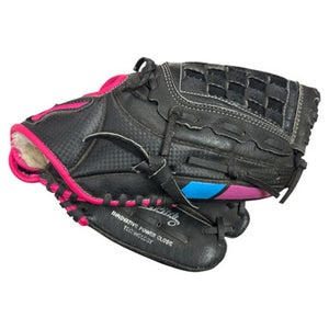 Used Mizuno GPP 1005F2 BB/SB Glove RH Throw Black And Pink 10" 11862-S000091034