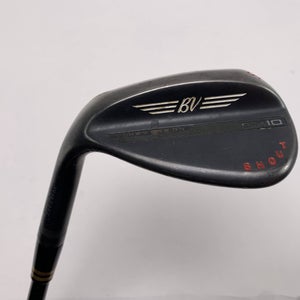Titleist Vokey SM10 Jet Black Lob Wedge 58* 8 DG S400 Tour Issue Black Mens LH