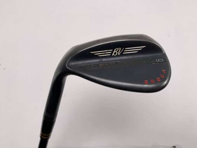 Titleist Vokey SM10 Jet Black Lob Wedge 58* 8 DG S400 Tour Issue Black Mens LH