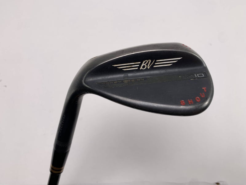 Titleist Vokey SM10 Jet Black Lob Wedge 58* 8 DG S400 Tour Issue Black Mens LH