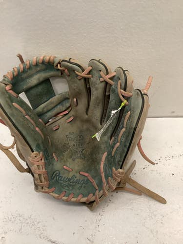 Used Rawlings HEART OF THE HIDE BB/SB Glove RH Throw Grey 11 1/2" 11443-S000198024
