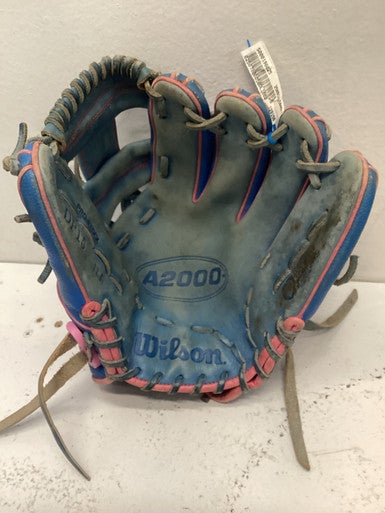 Used Wilson A2000 BB/SB Glove RH Throw Royal Blue 11 1/2" 11443-S000198025