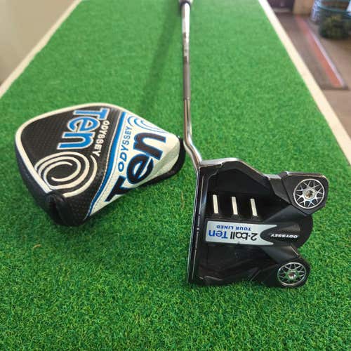 Odyssey 2-Ball TEN Tour-Lined Putter 35" Stroke Lab Shaft