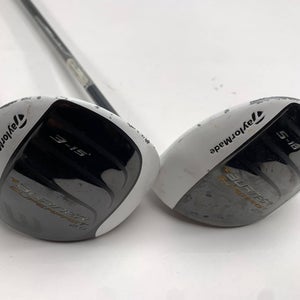 TaylorMade Burner Superfast 2.0 3 & 5 Fairway Wood Set 15* 18* Regular Mens RH