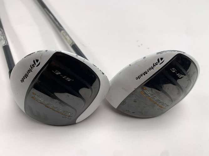 TaylorMade Burner Superfast 2.0 3 & 5 Fairway Wood Set 15* 18* Regular Mens RH