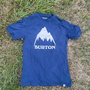 Burton Snowboards navy blue t shirt XXs