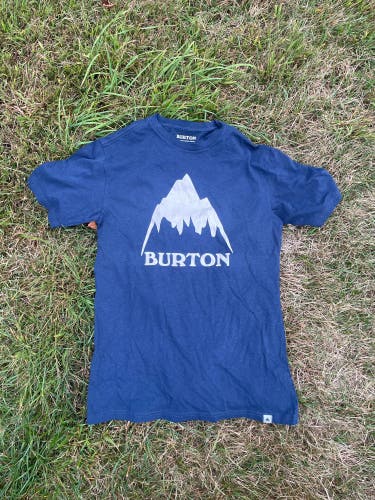Burton Snowboards navy blue t shirt XXs