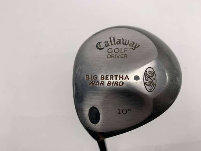 Callaway Big Bertha Warbird Driver 10* RCH 96 Regular Graphite Mens LH