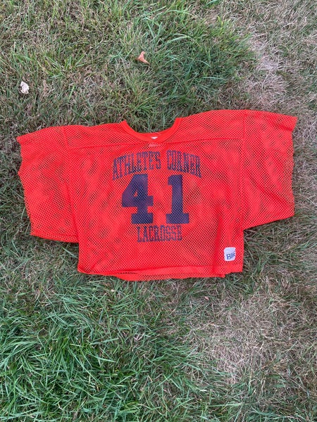 Athletes corner vintage lacrosse jersey L/XL orange