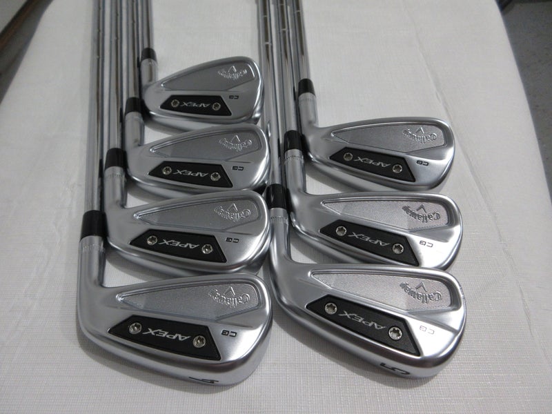 Callaway 2024 Apex CB Forged Iron Set - 4-PW- DG Ti X100 Extra Stiff Steel - NEW