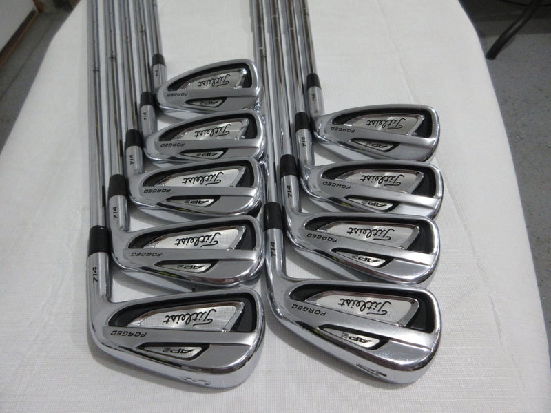 Titleist 714 AP2 Iron Set - 3-PW, GW - Sensicore S300 Stiff Flex Steel