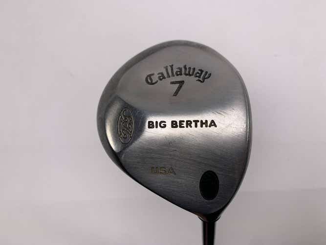 Callaway S2H2 7 Fairway Wood 21* RCH 90 Regular Graphite Mens RH Midsize Grip