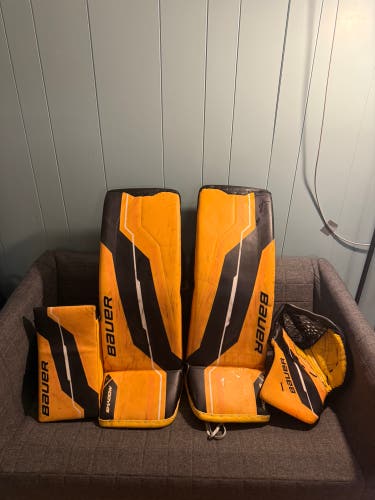 34" 2025 Bauer Supreme Shadow Regular Goalie Full Set Pro Stock (Used)