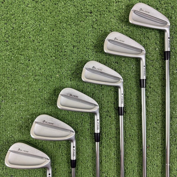 PING iBlade Iron Set Black Dot 4-9 Stiff Flex Steel Dynamic Gold S300 RH