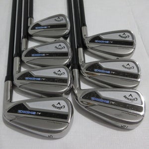 Callaway Paradym Ai Smoke Iron Set - 5-PW, AW - Cypher 5.5 Regular Flex Graphite