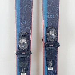 Used $700 Salomon Distance 84 Ti Skis & Salomon M11 GW Bindings Sizes 165 172cm