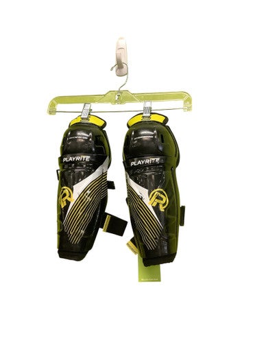 Used Sher-wood PLAYRITE Youth Shin Guards Black 10" 11686-S000045968